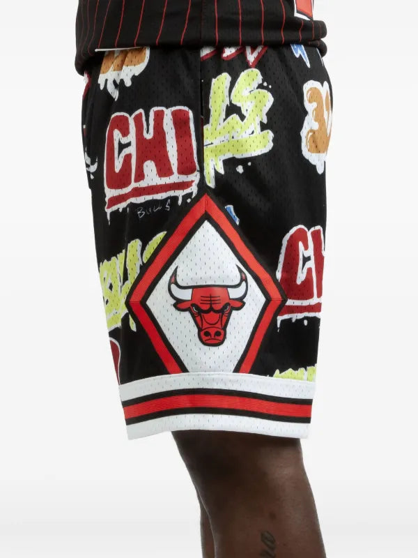 Shorts Mitchell & Ness Chicago Bulls 1997 Slap Sticker Swingman