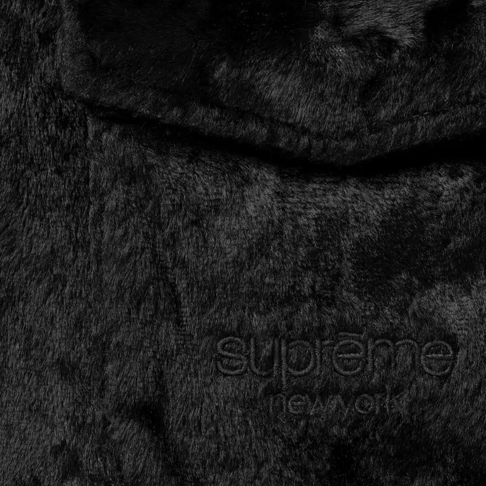 Jaqueta Supreme Faux Fur Zip Up