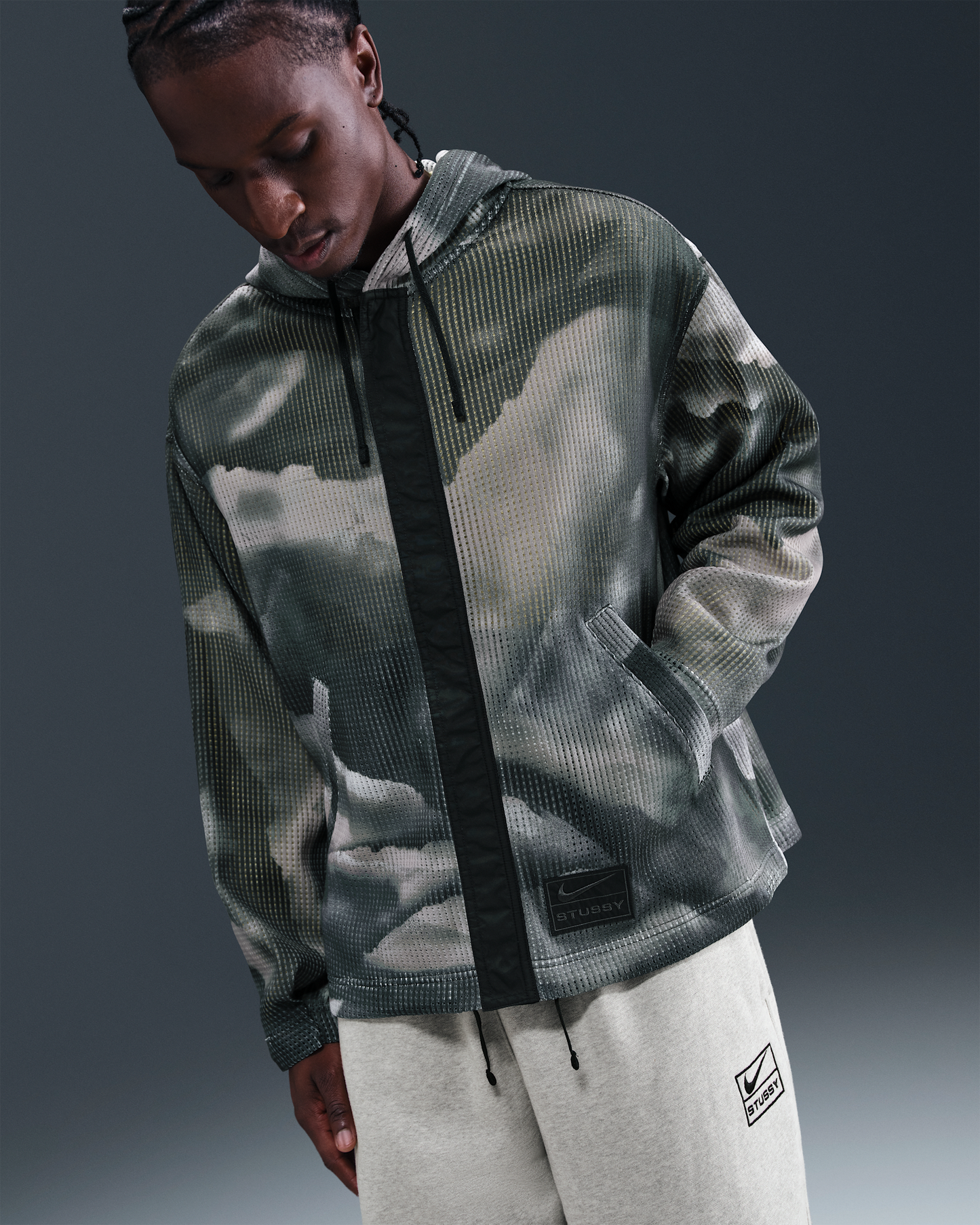Hoodie Nike x Stüssy Ghillie All-Over Print