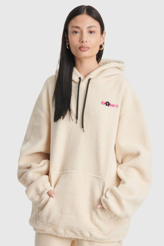 Moletom Baw Hoodie Sherpa Flower