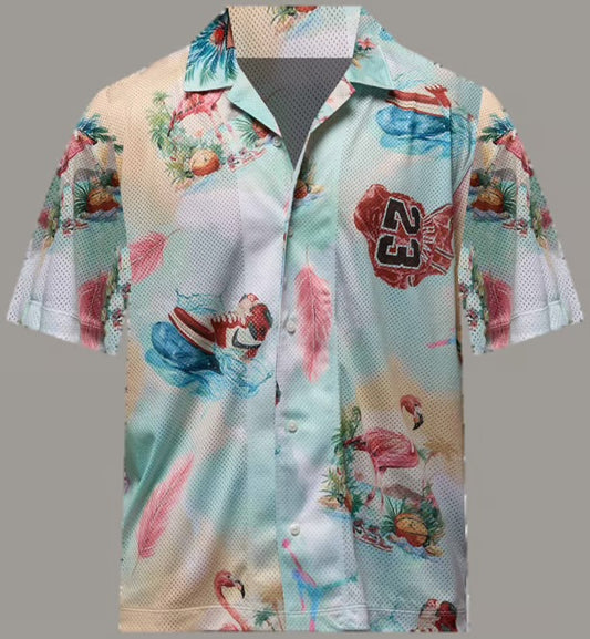 Camisa Air Jordan Printed Camo Top