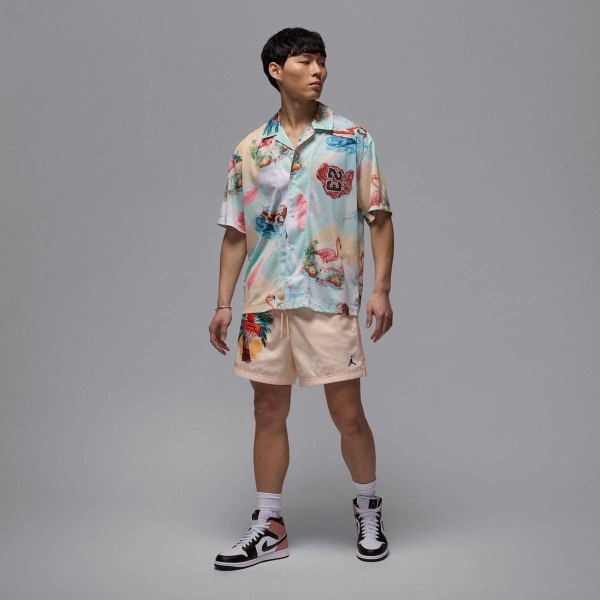 Camisa Air Jordan Printed Camo Top