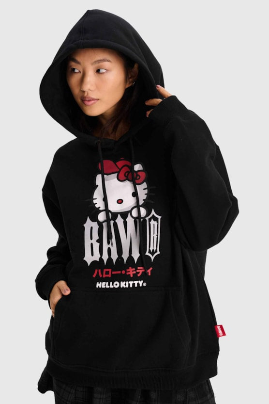 Moletom Baw x Hello Kitty Dark