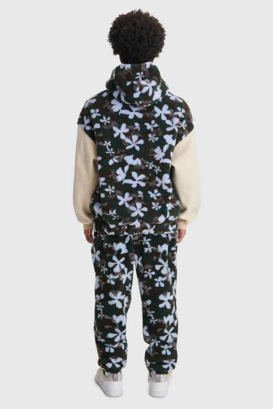Moletom Baw Oversized Sherpa Floral Camo
