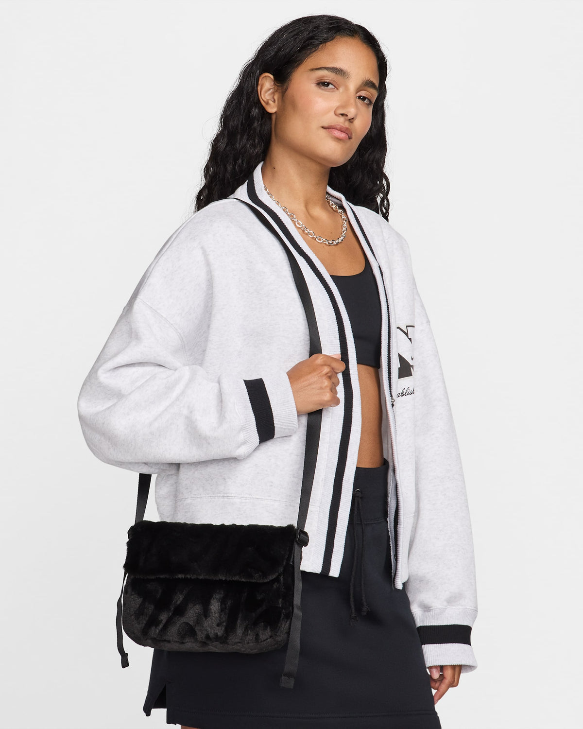 Crossbody Nike Sportswear Futura 365 Faux Fur 1L