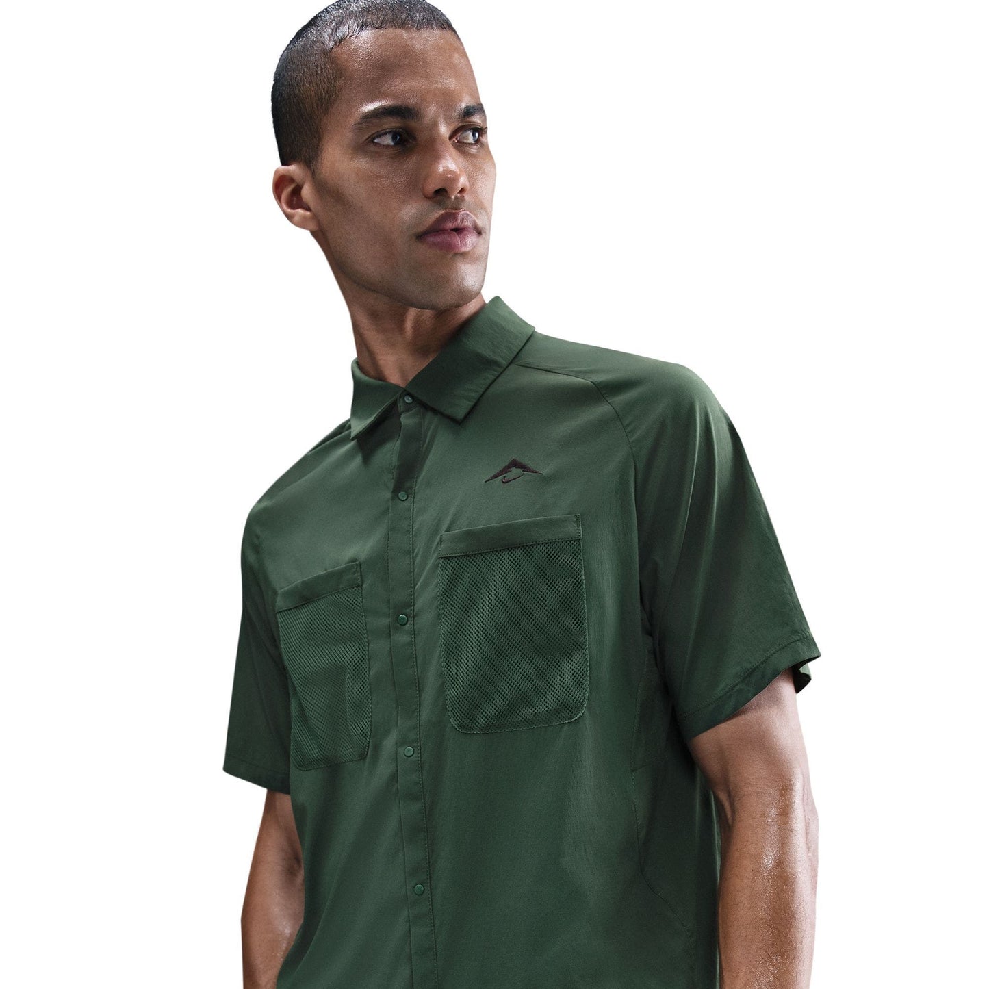 Camisa Nike Trail Running Button-Up