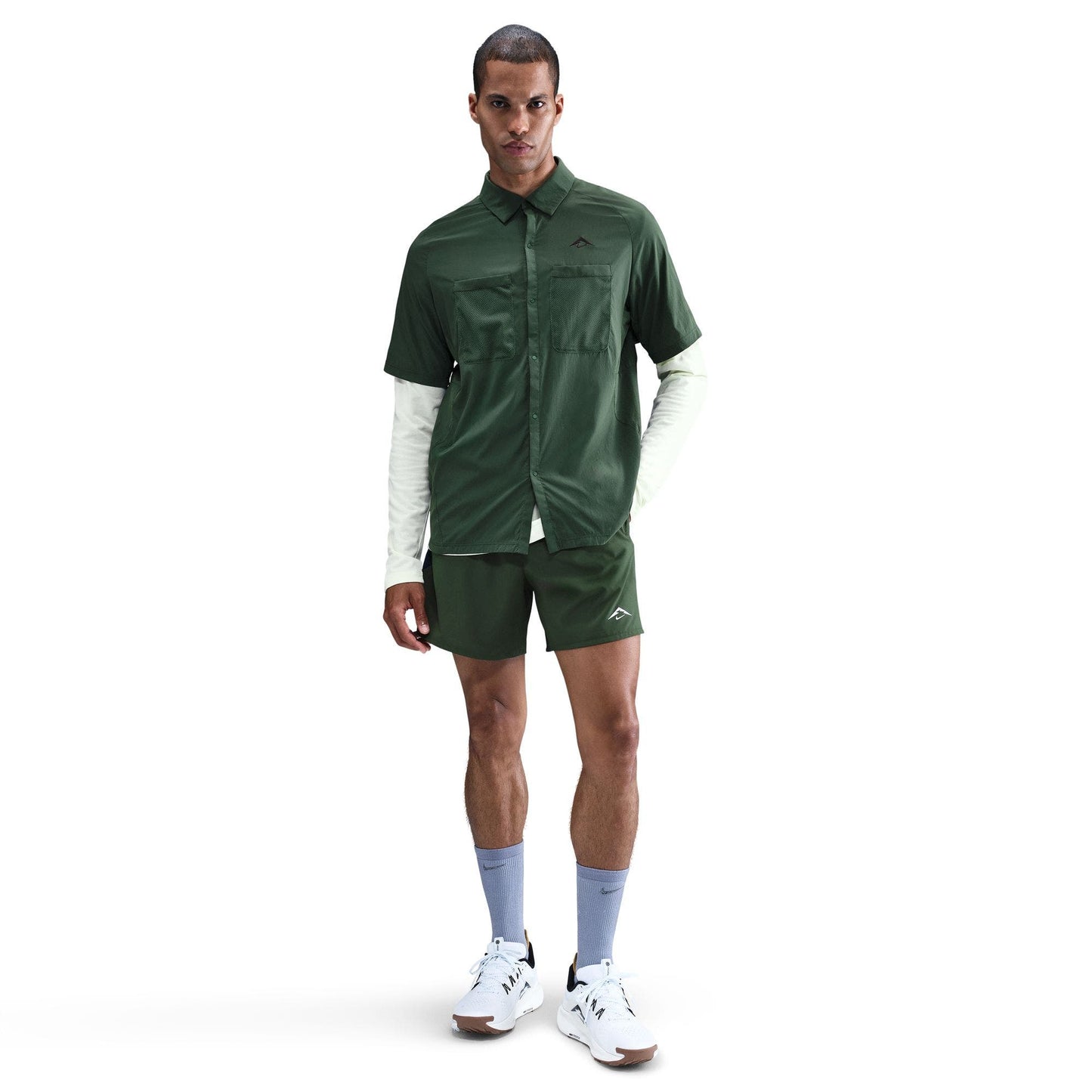 Camisa Nike Trail Running Button-Up