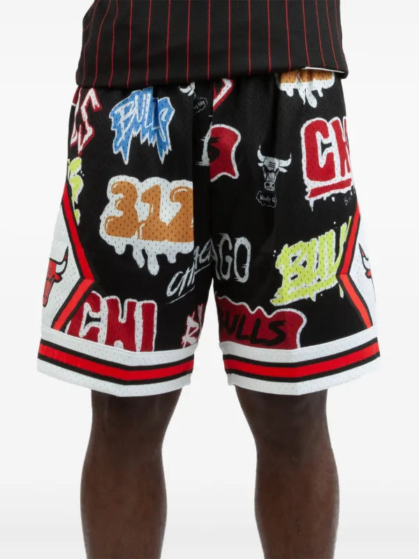 Shorts Mitchell & Ness Chicago Bulls 1997 Slap Sticker Swingman