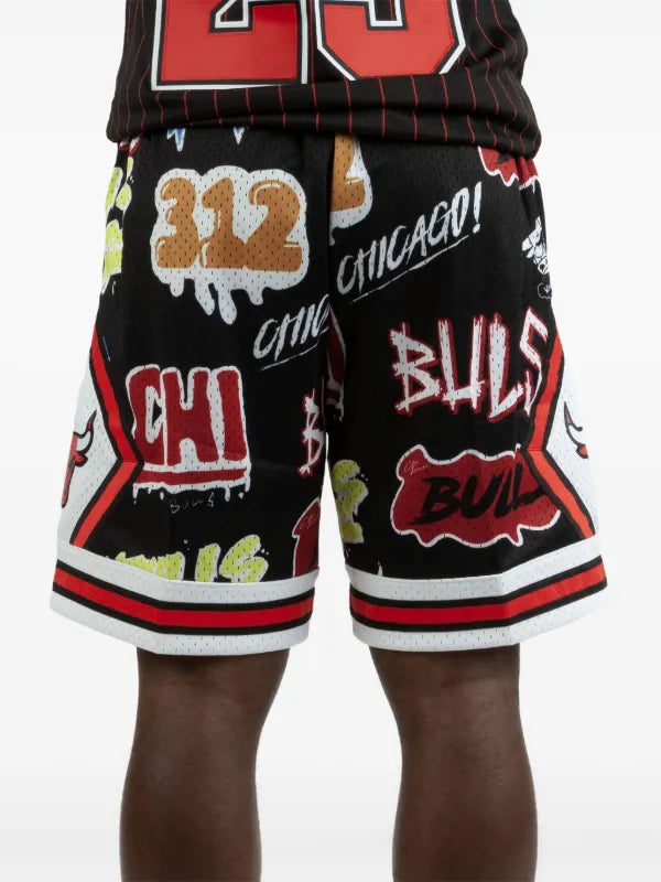 Shorts Mitchell & Ness Chicago Bulls 1997 Slap Sticker Swingman