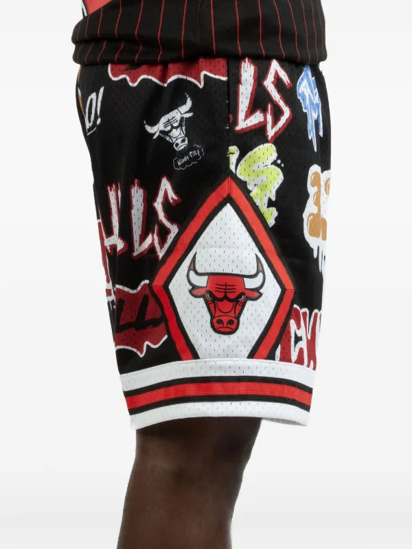 Shorts Mitchell & Ness Chicago Bulls 1997 Slap Sticker Swingman
